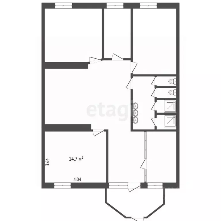 Офис в Ямало-Ненецкий АО, Новый Уренгой просп. Губкина, 4 (15 м) - Фото 1