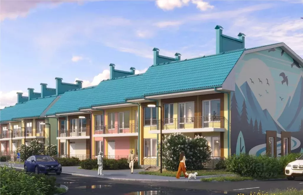 Таунхаус в Свердловская область, Екатеринбург ул. Ежевичная (120 м) - Фото 1