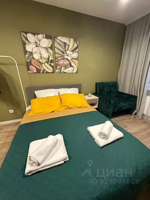 Студия Санкт-Петербург дор. Муринская, 27к2 (21.0 м) - Фото 1