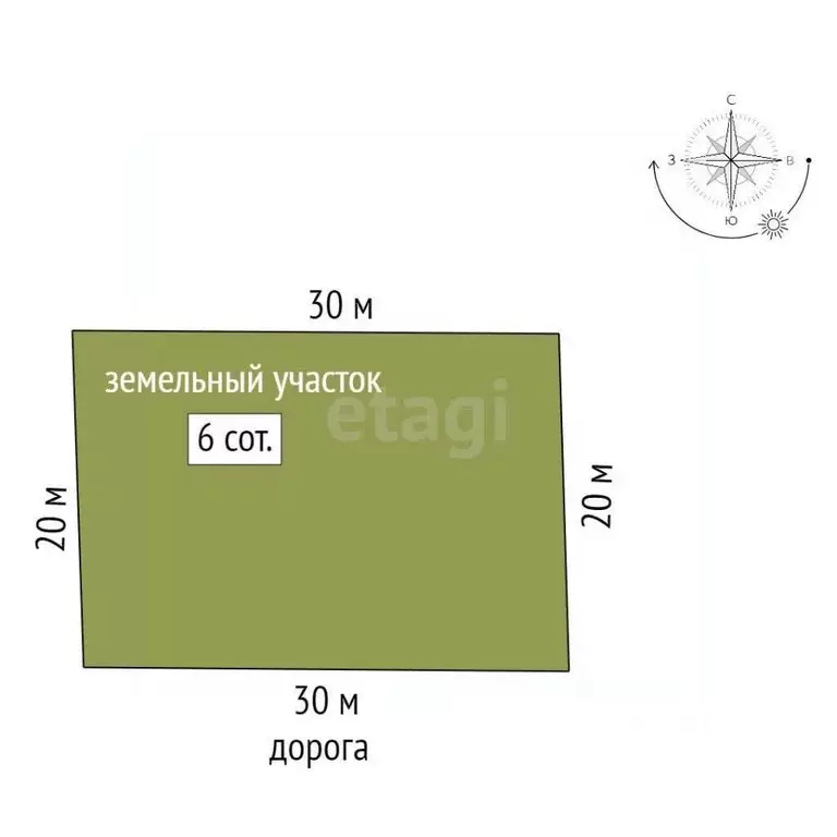 Участок в Ростовская область, Новочеркасск Донские Зори СТ,  (6.0 ... - Фото 1