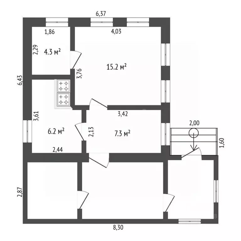 Дом в Амурская область, с. Ивановка ул. Бондаренко, 1 (33 м) - Фото 1