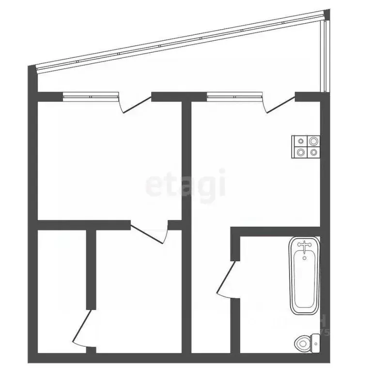 1-к кв. Владимирская область, Ковров ул. Строителей, 27/2 (40.9 м) - Фото 1