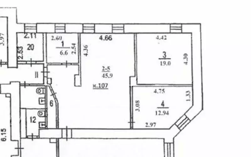 Офис (89 м) - Фото 1