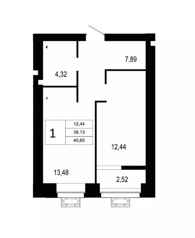 1-к кв. Волгоградская область, Волгоград ул. Землячки, 60 (40.65 м) - Фото 1