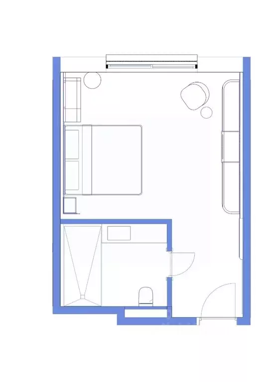 Студия Ставропольский край, Пятигорск ул. Леваневского, 3Д (21.7 м) - Фото 1