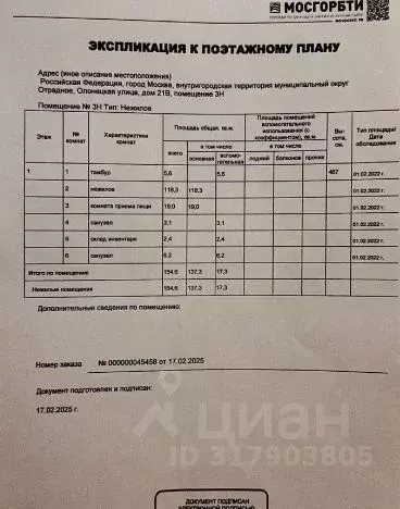 Помещение свободного назначения в Москва Олонецкая ул., 21В (155 м) - Фото 1