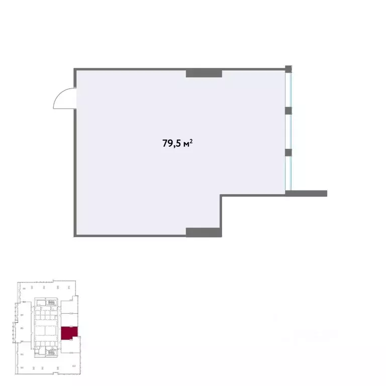 Офис в Москва Кинематографический кв-л,  (80 м) - Фото 2