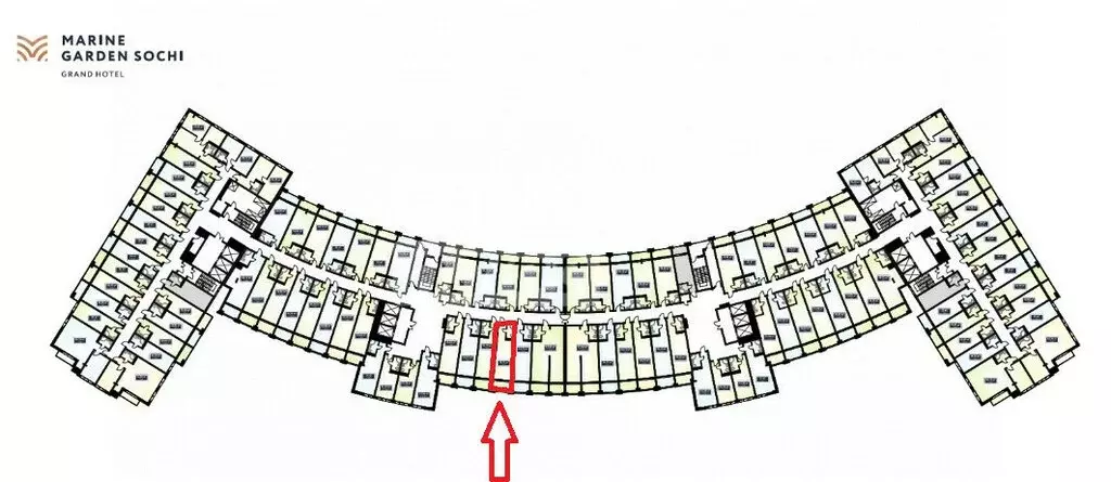 Квартира-студия: Хоста, Шоссейная улица, 5/7 (34.7 м) - Фото 2