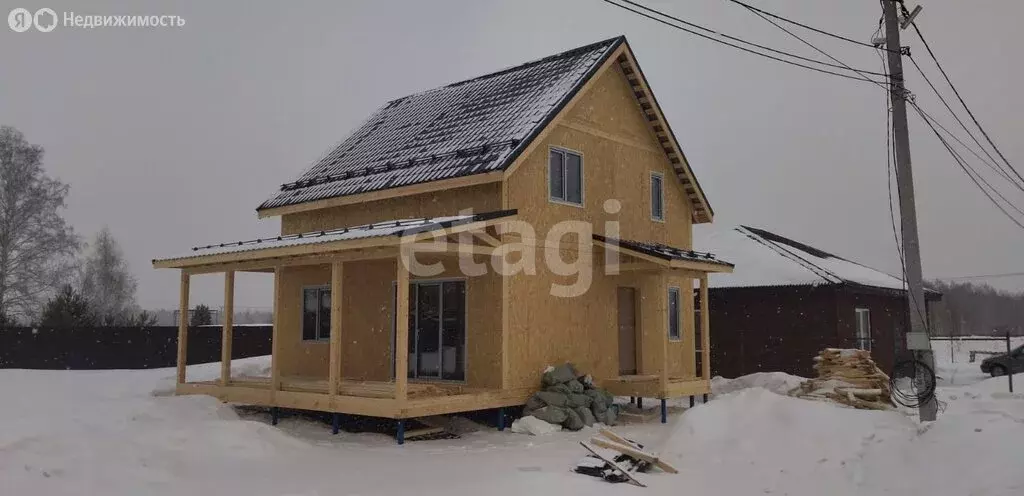 Дом в Октябрьский, микрорайон Светлый, Ясная улица (114.48 м) - Фото 1