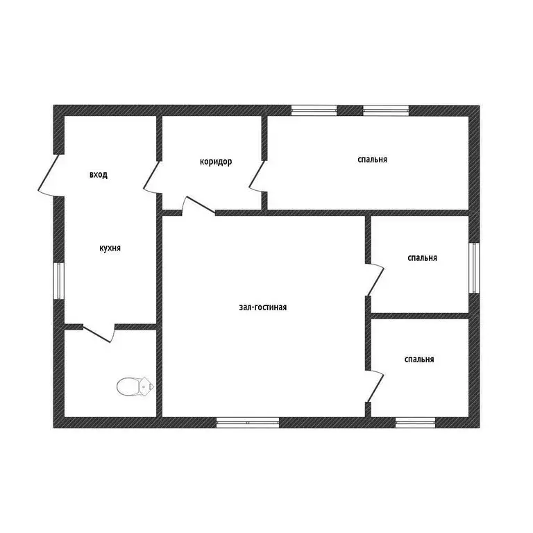 Дом в Бийск, Параллельная улица (74.1 м) - Фото 2