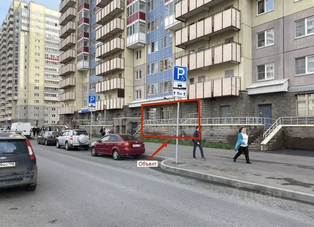 Торговая площадь в Санкт-Петербург Ленинский просп., 53к1 (64 м) - Фото 1