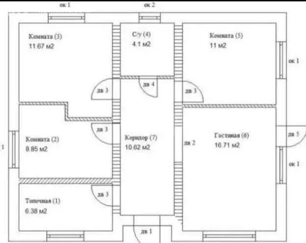 Дом в Первомайский район, посёлок Новый, Изумрудная улица (76.5 м) - Фото 1