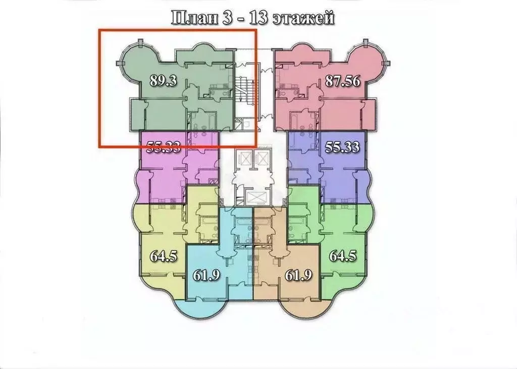 2-к кв. Краснодарский край, Сочи Виноградная ул., 22/1А (89.0 м) - Фото 0