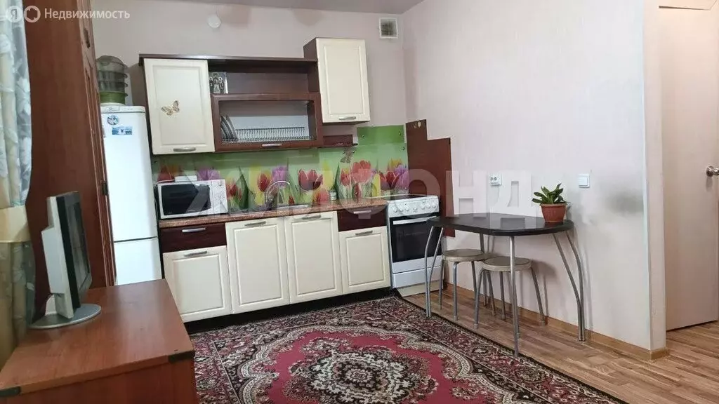 Квартира-студия: Новосибирск, микрорайон Дивногорский, улица ... - Фото 1