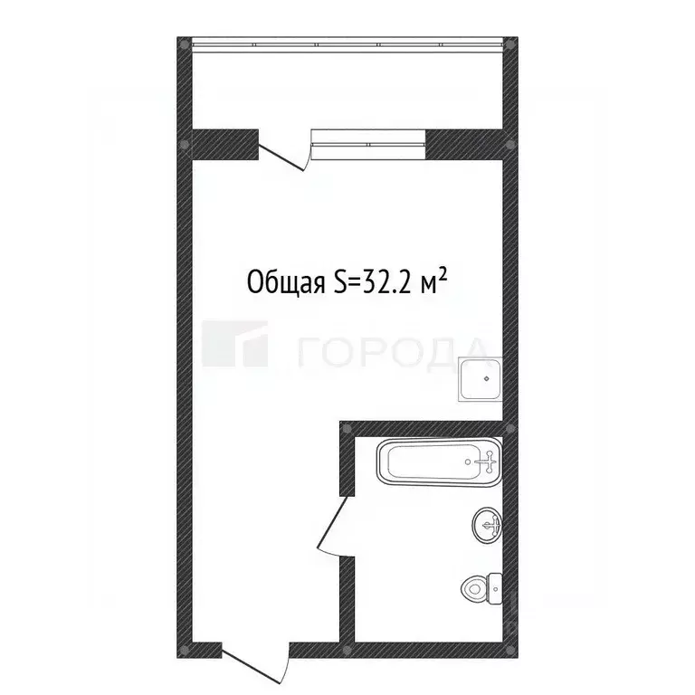 Студия Алтайский край, Барнаул ул. Советской Армии, 71 (32.2 м) - Фото 1