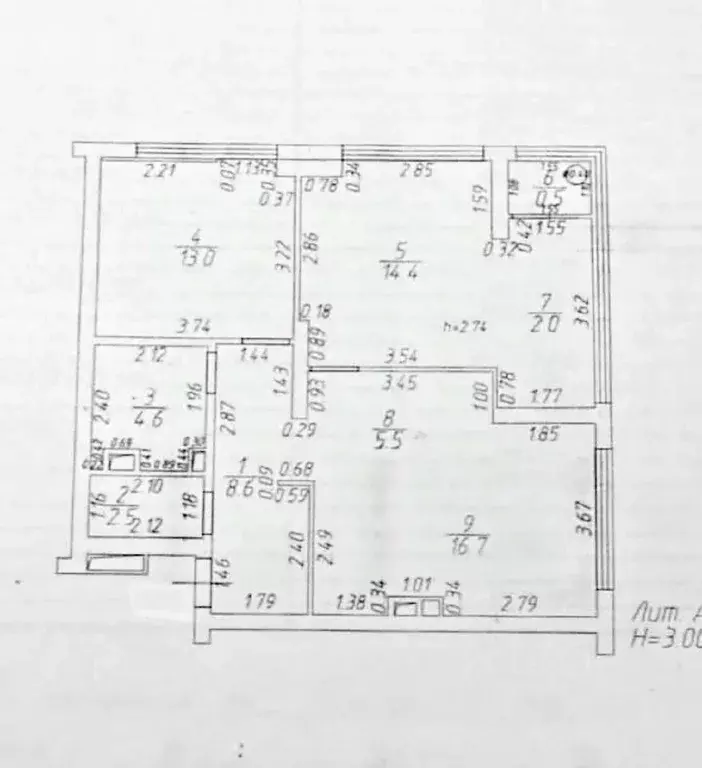 3-к кв. Татарстан, Казань Шоссейная ул., 57 (72.0 м) - Фото 2