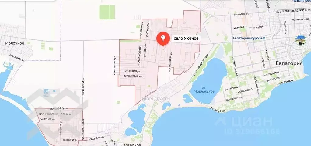 Участок в Крым, Сакский район, с. Уютное ул. Мира, 18 (6.0 сот.) - Фото 0
