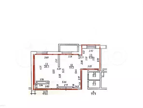 Продам помещение свободного назначения, 48.4 м - Фото 0