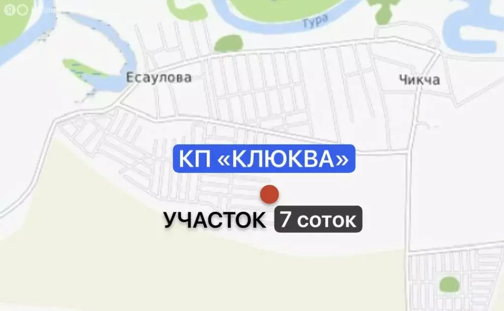 Участок в Тюменский район, деревня Есаулова, коттеджный посёлок Долина ... - Фото 0