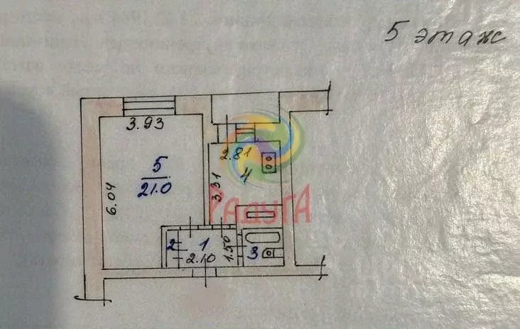 1-к кв. Ивановская область, Иваново Бакинский проезд, 59 (38.0 м) - Фото 2
