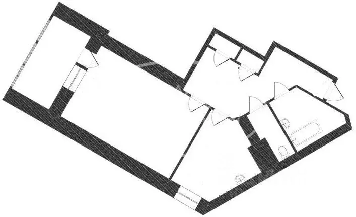 1-к кв. Пермский край, Пермь ул. Попова, 27 (40.0 м) - Фото 2