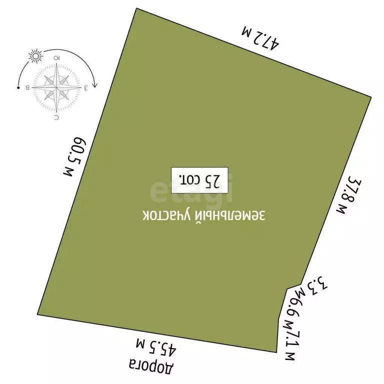 Участок в Партизанское, Лесная улица (25 м) - Фото 0