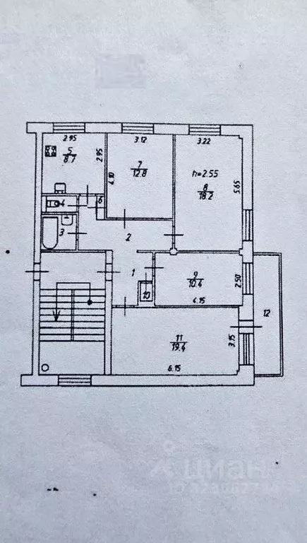 4-к кв. Иркутская область, Ангарск 17-й мкр, 3 (86.5 м) - Фото 0