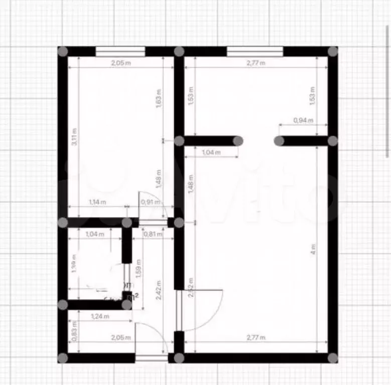 2-к. квартира, 50 м, 5/12 эт. - Фото 0
