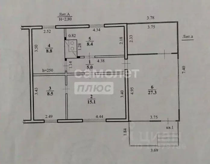 3-к кв. Забайкальский край, Читинский район, Новокручининский пгт ул. ... - Фото 2