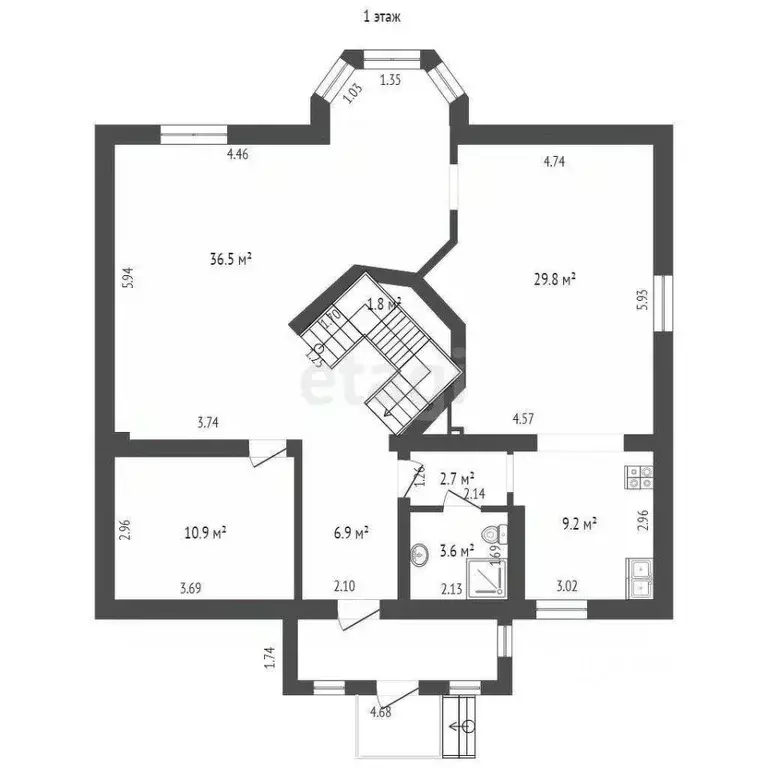 Дом в Воронежская область, Борисоглебск Устиновская ул., 18 (286 м) - Фото 1