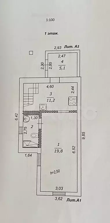 Дом 81,4 м на участке 3 сот. - Фото 0