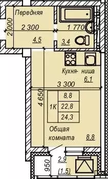 1-к кв. Новосибирская область, Новосибирск Затулинский жилмассив, ул. ... - Фото 0