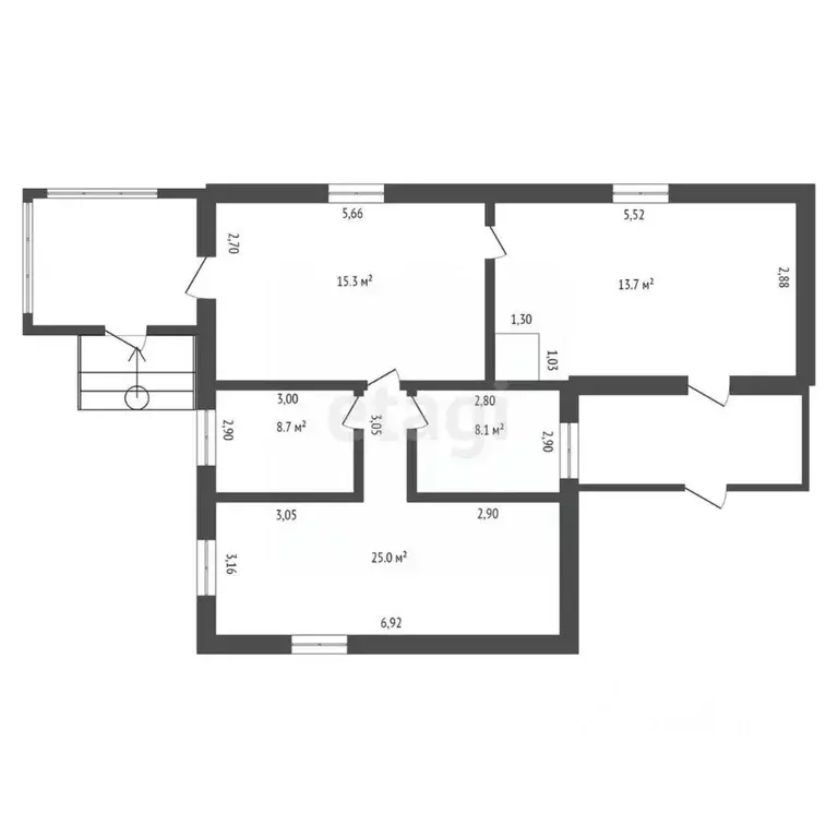 Дом в Амурская область, Ивановский муниципальный округ, с. Среднебелая ... - Фото 2