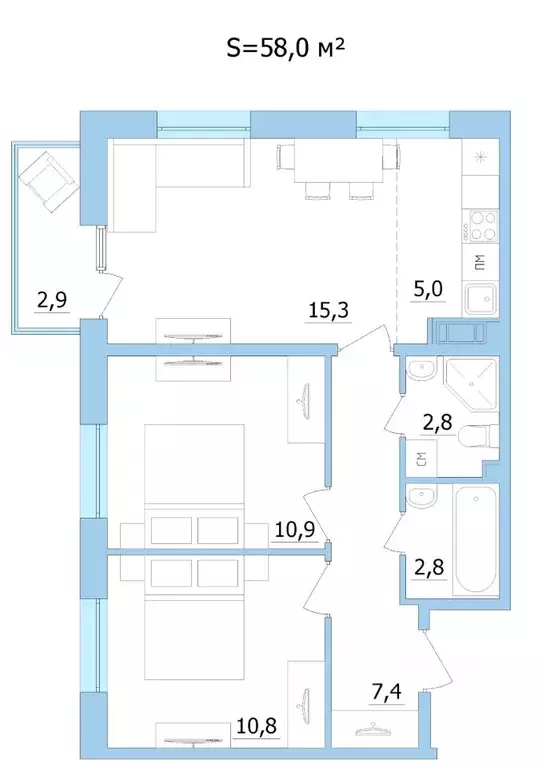 3-к кв. Карелия, Петрозаводск Старая Кукковка тер., Старая Кукковка-3 ... - Фото 0