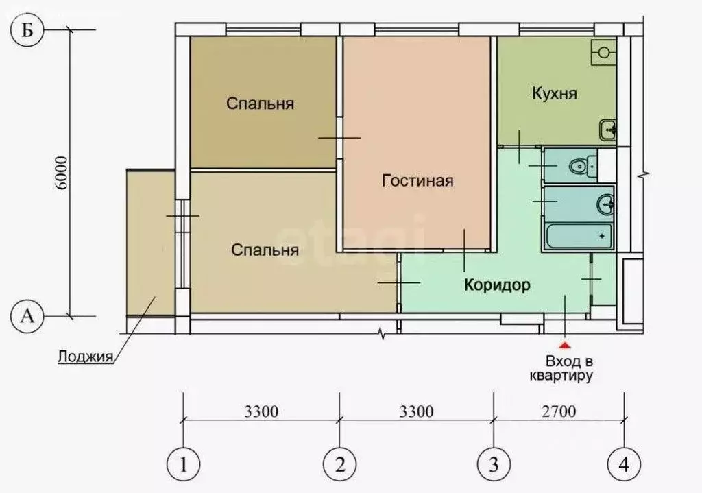 3-комнатная квартира: Москва, улица Конёнкова, 19Г (51.4 м) - Фото 0