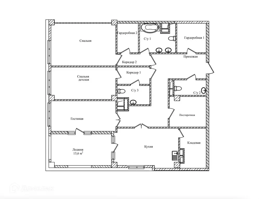 Продаётся 3-к квартира, 162.9 м - Фото 1