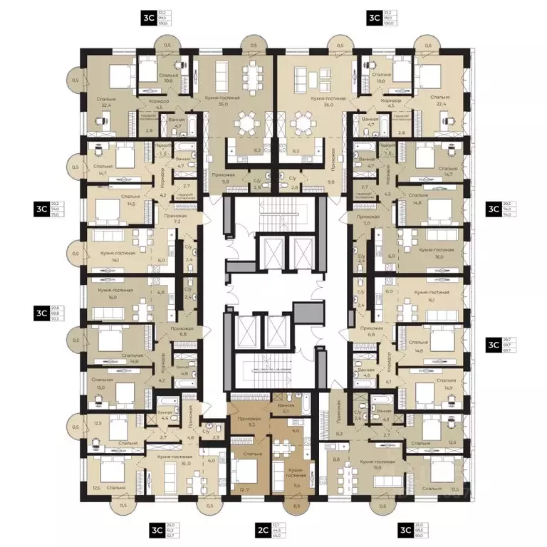 1-к кв. Башкортостан, Уфа ул. Ленина, 192 (45.0 м) - Фото 2