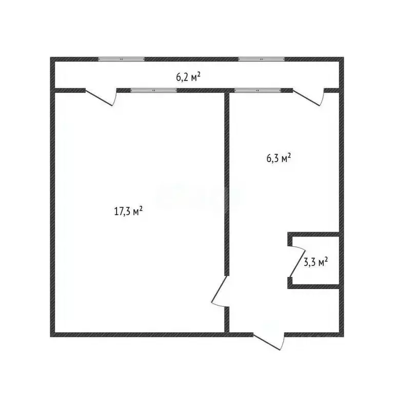 1-к кв. Дагестан, Махачкала ул. Огарева, 18 (32.0 м) - Фото 1