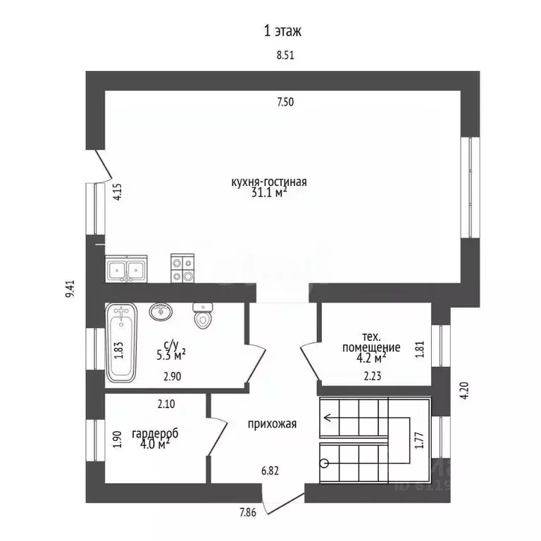 Дом в Мордовия, Саранск Советская ул., 195 (165 м) - Фото 2