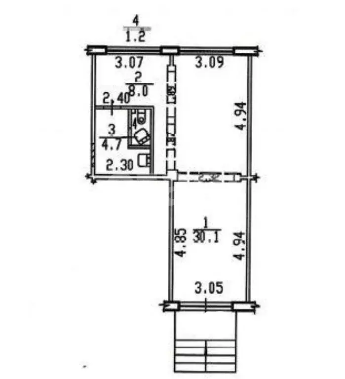 Торговая площадь (44 м) - Фото 2