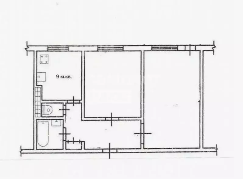 2-к кв. Челябинская область, Челябинск ул. Красного Урала, 15 (49.1 м) - Фото 0