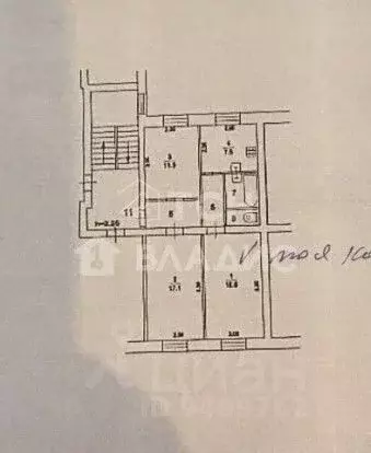 3-к кв. Московская область, Балашиха Октябрьская ул., 1 (65.5 м) - Фото 2