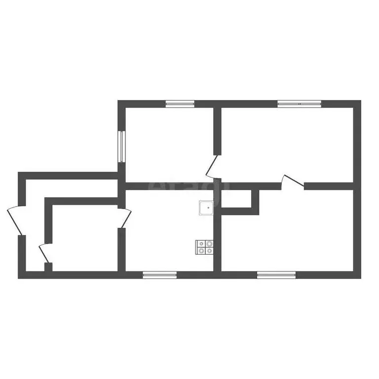 Дом в Головлинский, улица Карла Маркса (48.5 м) - Фото 0