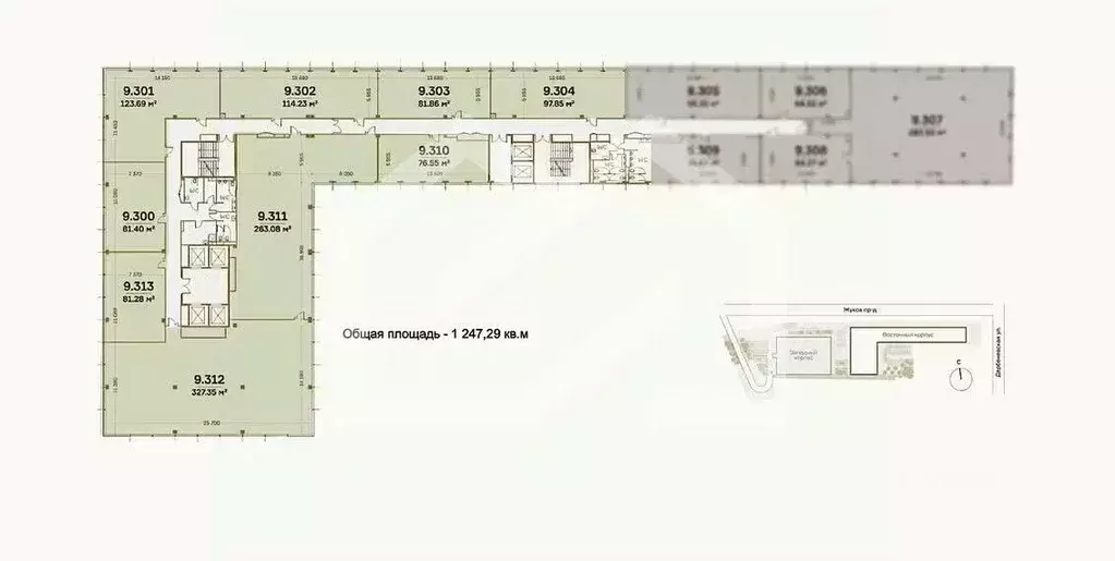 Помещение свободного назначения в Москва проезд Жуков, вл8 (1247 м) - Фото 2