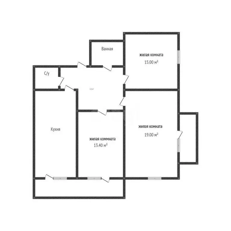 3-комнатная квартира: Краснодар, улица Автолюбителей, 1Дк1 (71.7 м) - Фото 0