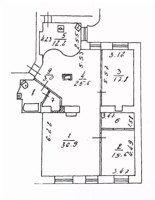4-к кв. Москва 1-я Брестская ул., 36 (125.7 м) - Фото 2