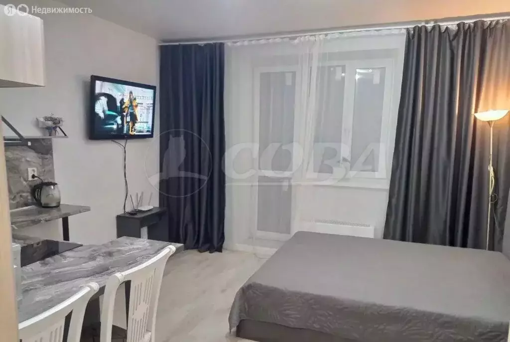 Квартира-студия: Тюмень, Верхнетарманская улица, 3 (23.3 м) - Фото 1