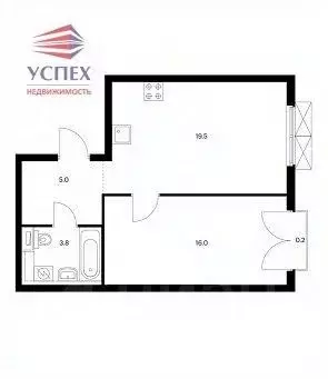 1-к кв. Москва ул. Добролюбова, 8к2 (44.2 м) - Фото 1