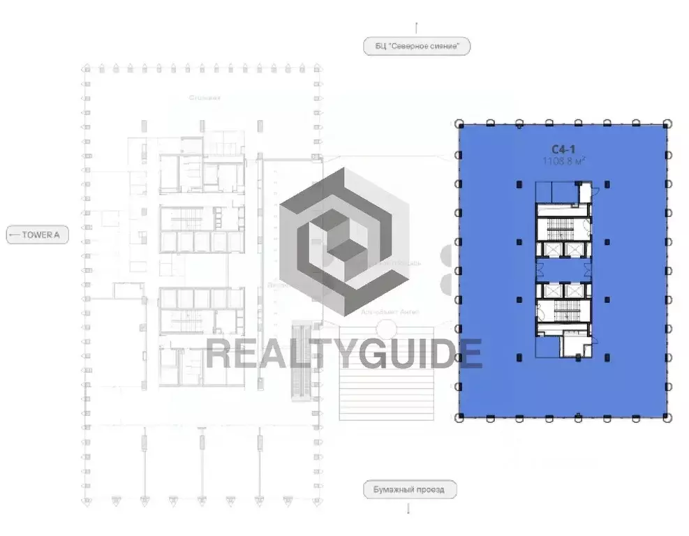 Офис в Москва Бумажный проезд, 19С3 (1109 м) - Фото 1