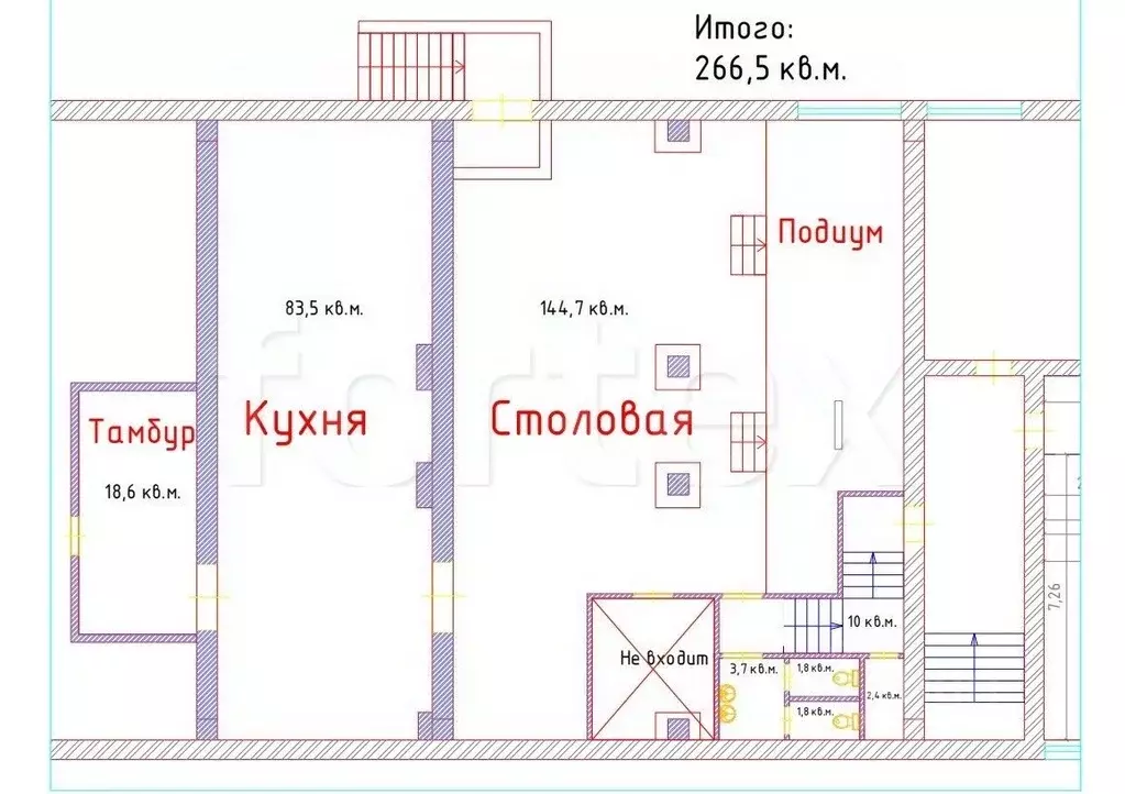 Офис в Москва ул. Ибрагимова, 31 (267 м) - Фото 1